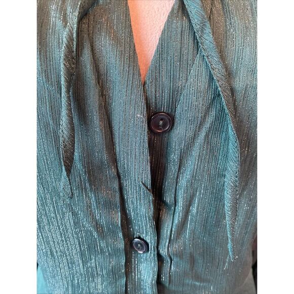 Premier Amour Green Sparkle Maxi Dress Size 2 - Picture 8 of 11